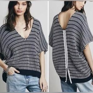 Free People Something Special Back Zip Sweater